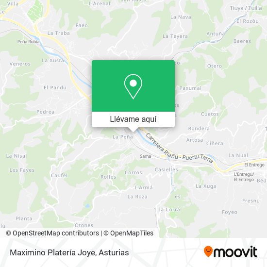 Mapa Maximino Platería Joye