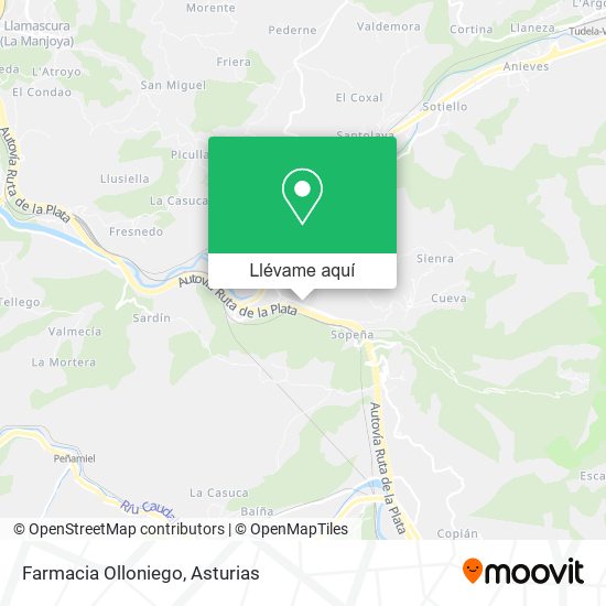 Mapa Farmacia Olloniego