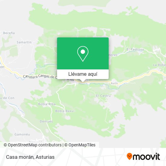 Mapa Casa morán