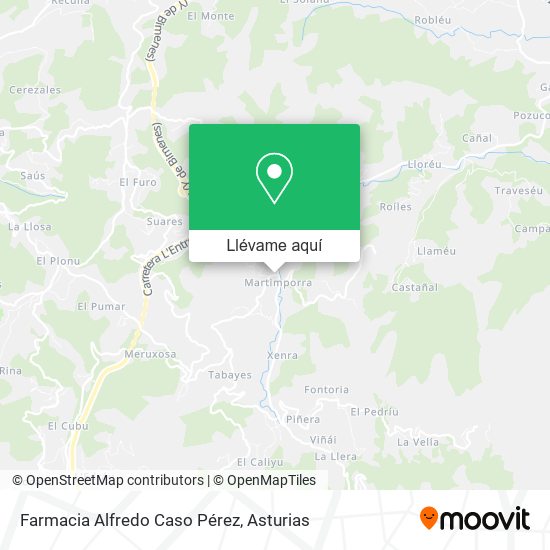 Mapa Farmacia Alfredo Caso Pérez