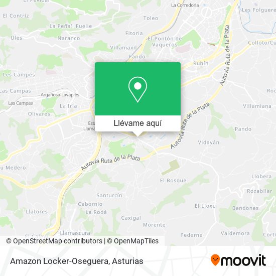 Mapa Amazon Locker-Oseguera