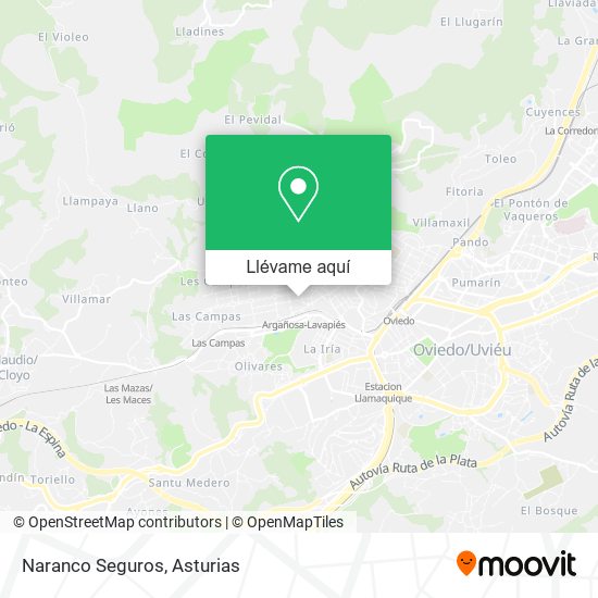 Mapa Naranco Seguros