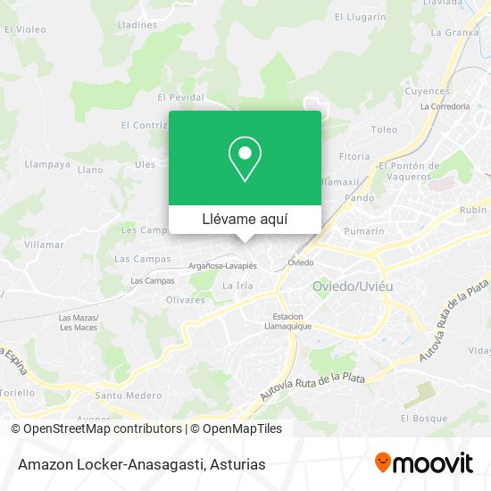 Mapa Amazon Locker-Anasagasti