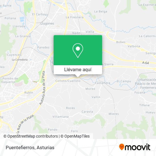 Mapa Puentefierros