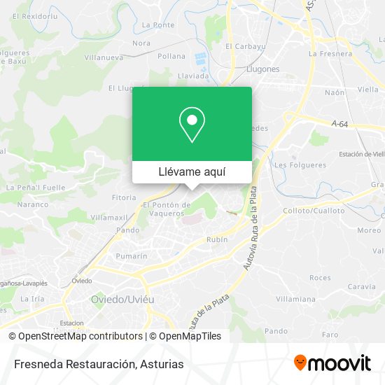 Mapa Fresneda Restauración
