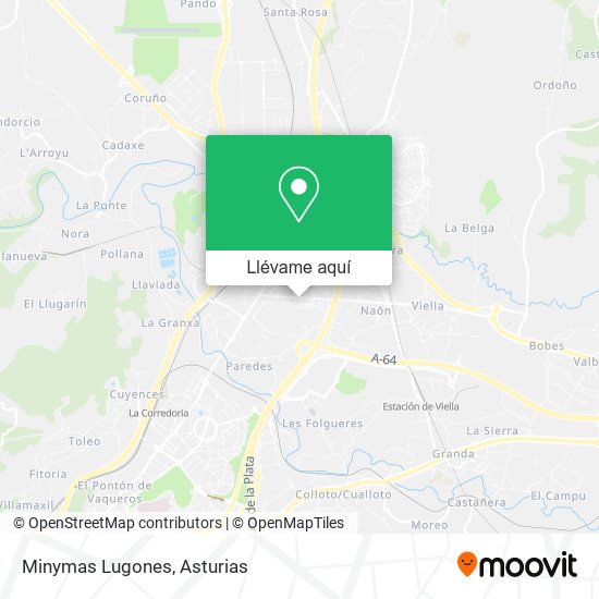 Mapa Minymas Lugones