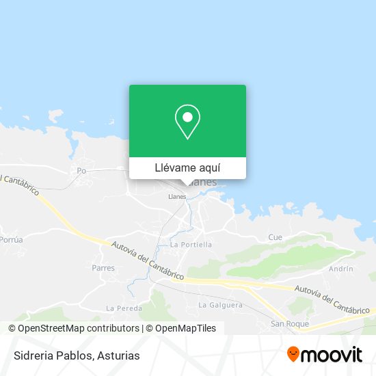 Mapa Sidreria Pablos