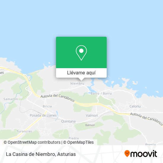Mapa La Casina de Niembro