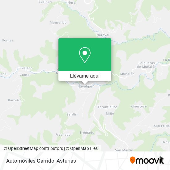 Mapa Automóviles Garrido