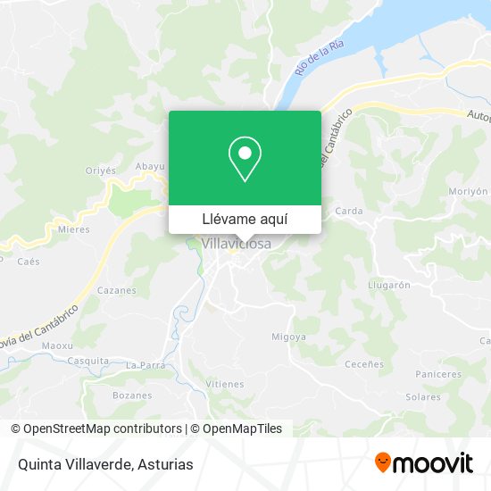 Mapa Quinta Villaverde