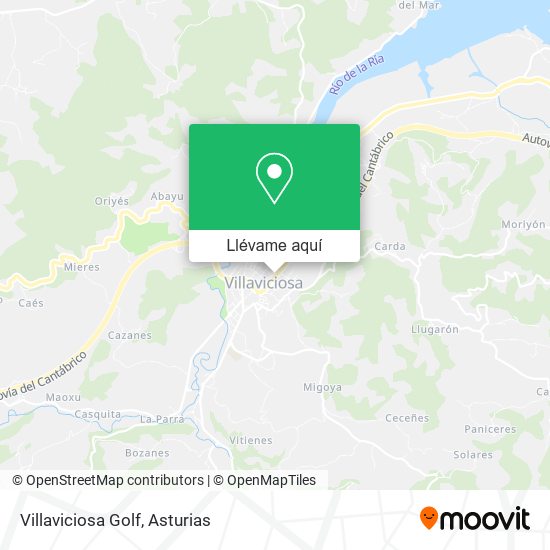 Mapa Villaviciosa Golf