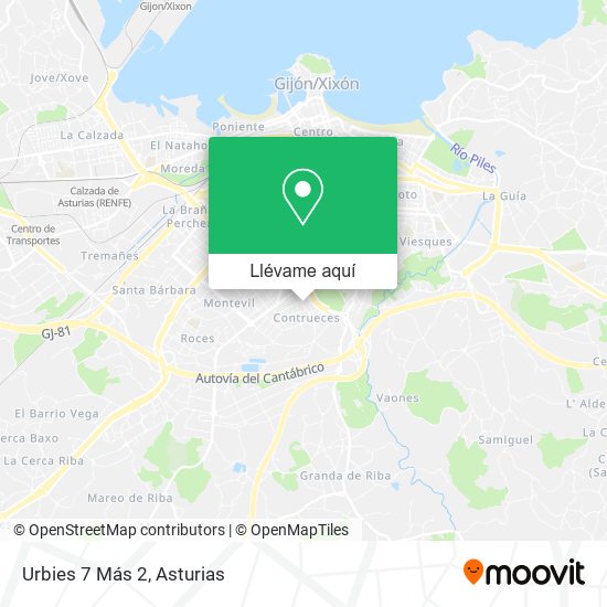 Mapa Urbies 7 Más 2