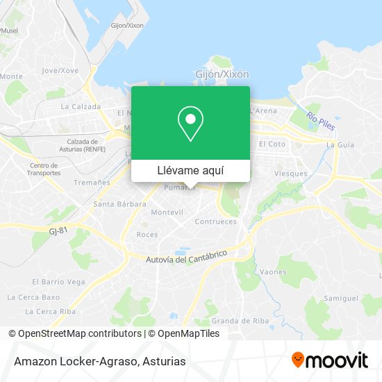 Mapa Amazon Locker-Agraso