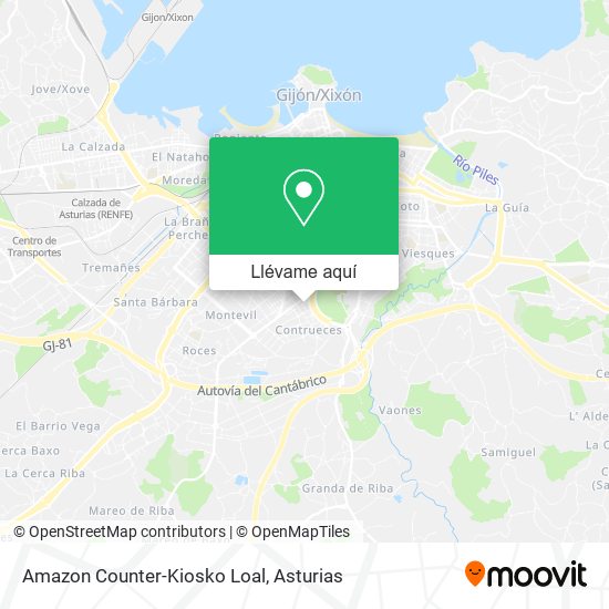 Mapa Amazon Counter-Kiosko Loal