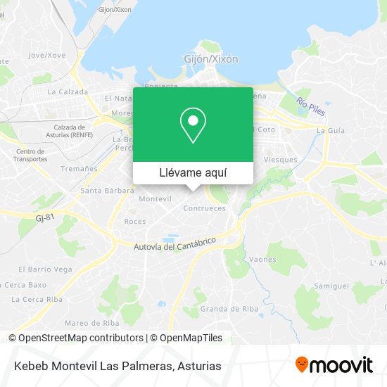 Mapa Kebeb Montevil Las Palmeras