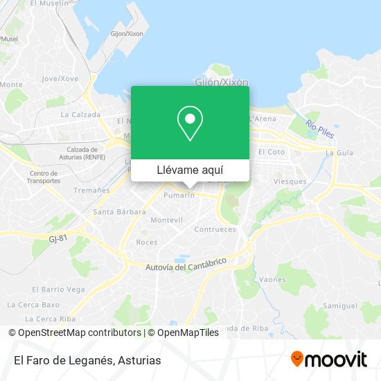 Mapa El Faro de Leganés