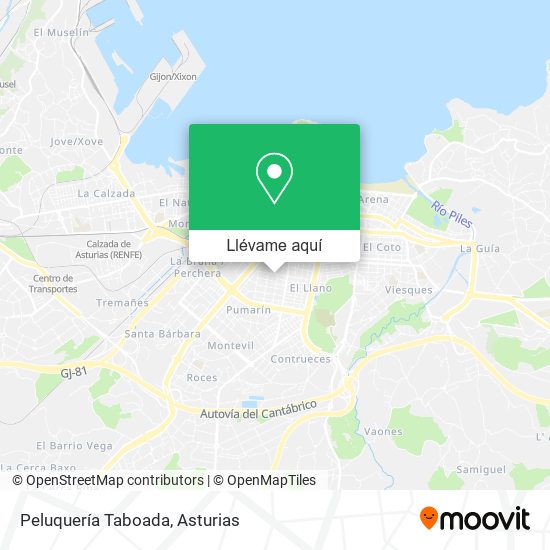 Mapa Peluquería Taboada