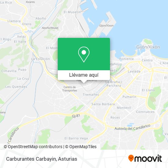 Mapa Carburantes Carbayin