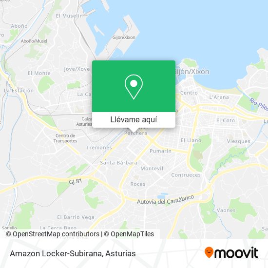 Mapa Amazon Locker-Subirana