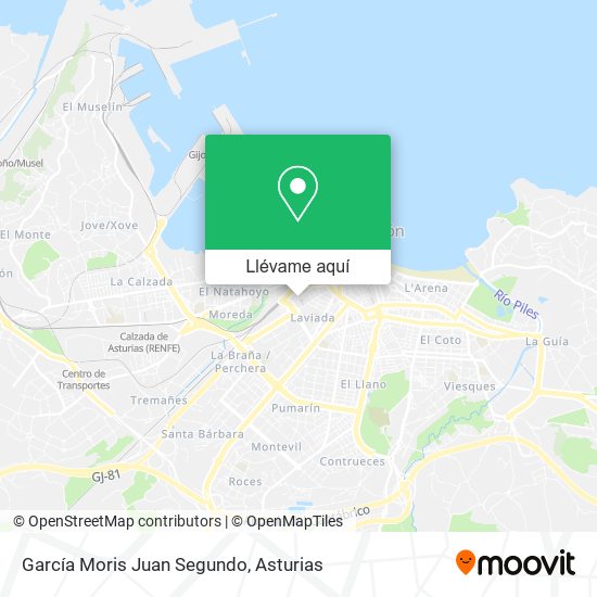 Mapa García Moris Juan Segundo