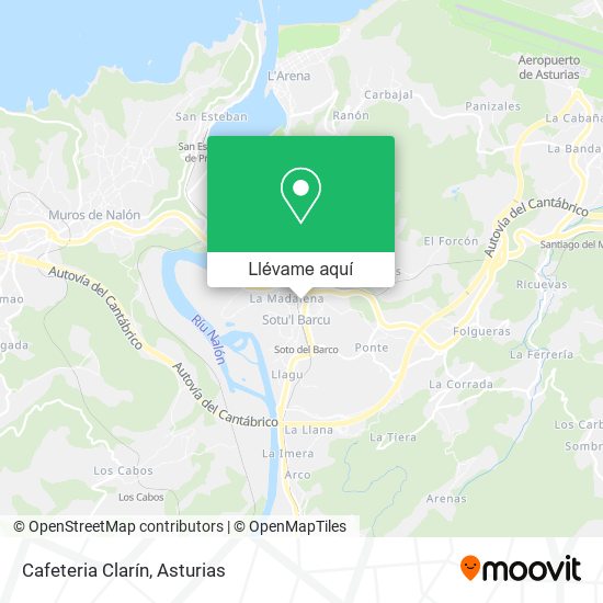 Mapa Cafeteria Clarín