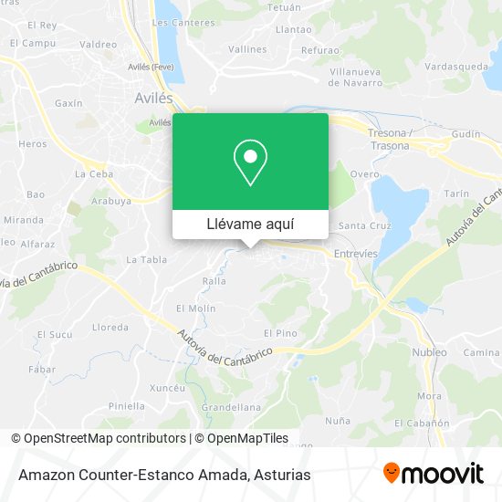 Mapa Amazon Counter-Estanco Amada