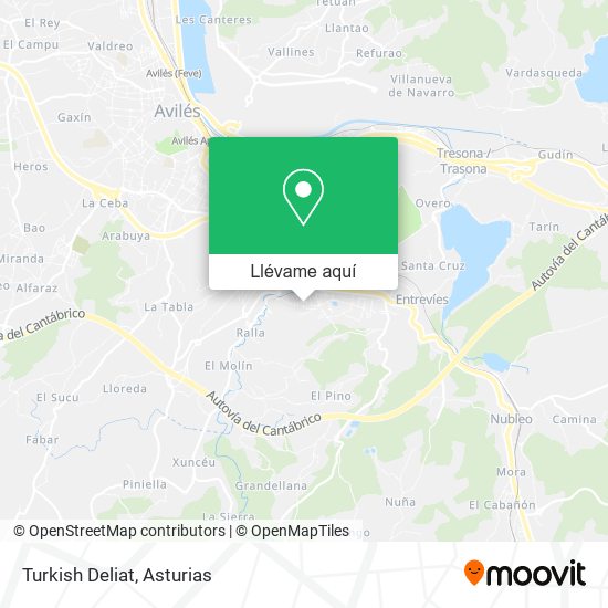 Mapa Turkish Deliat