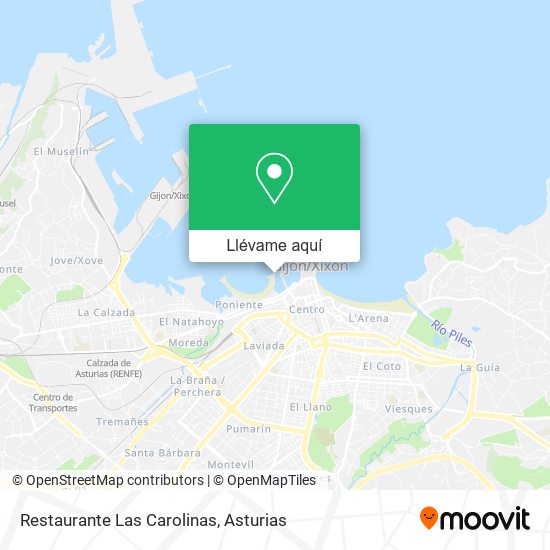 Mapa Restaurante Las Carolinas