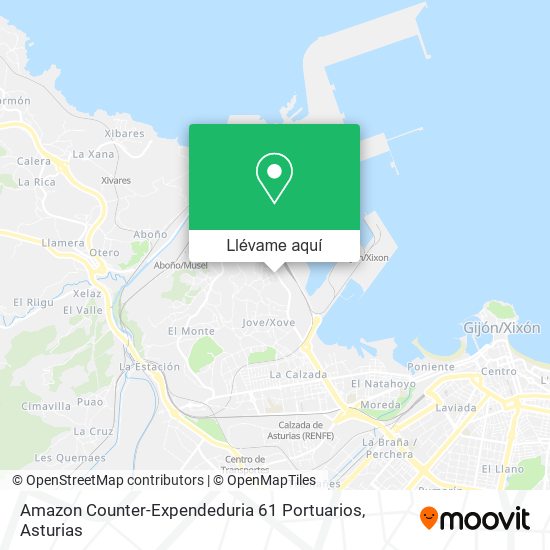 Mapa Amazon Counter-Expendeduria 61 Portuarios