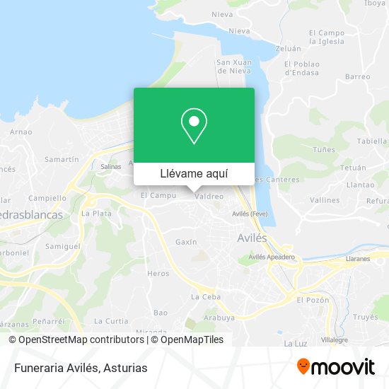 Mapa Funeraria Avilés