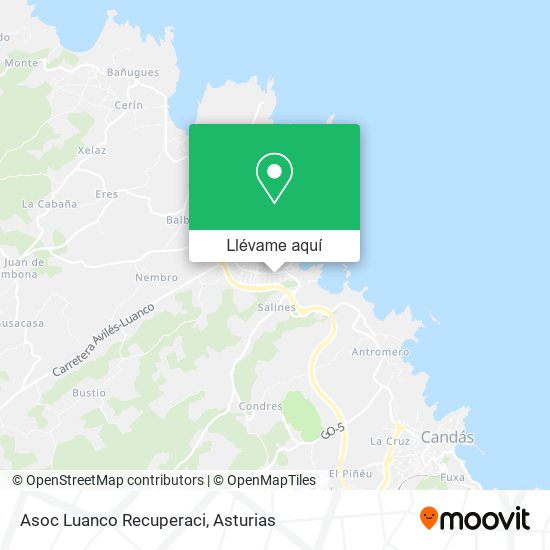 Mapa Asoc Luanco Recuperaci