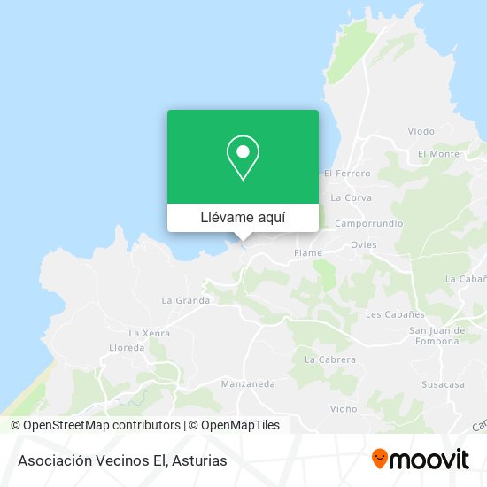 Mapa Asociación Vecinos El