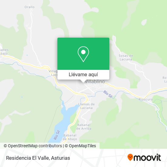 Mapa Residencia El Valle