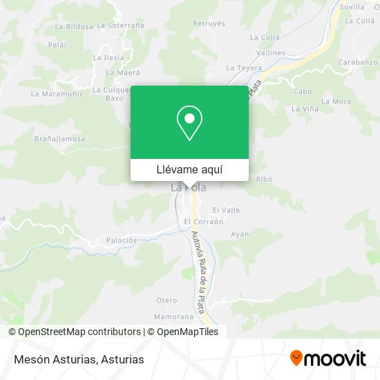 Mapa Mesón Asturias