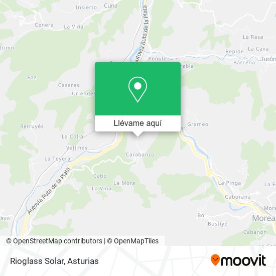 Mapa Rioglass Solar