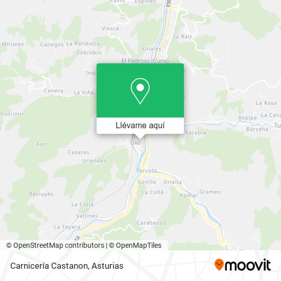 Mapa Carnicería Castanon
