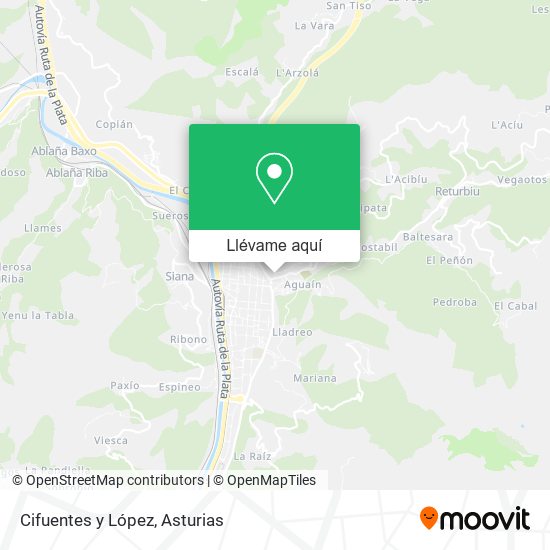 Mapa Cifuentes y López