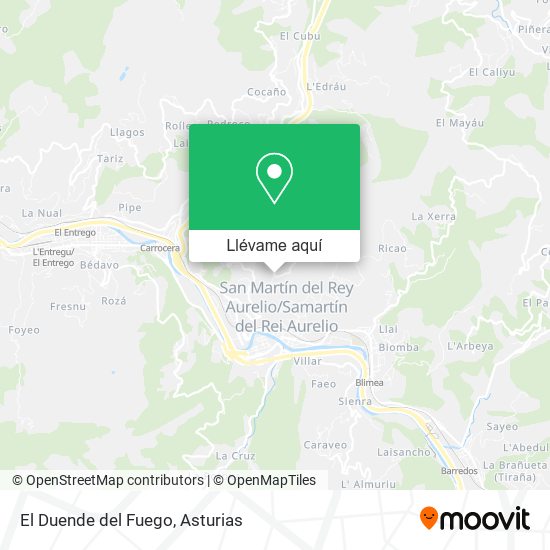 Mapa El Duende del Fuego