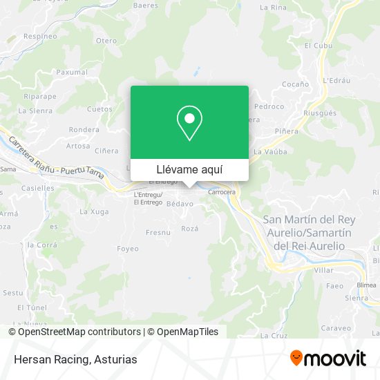 Mapa Hersan Racing