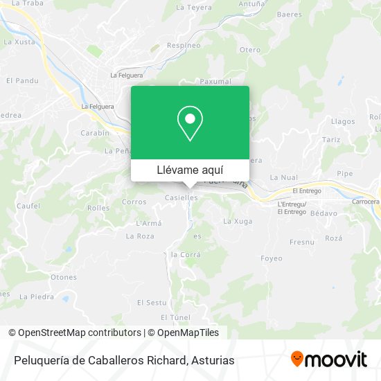 Mapa Peluquería de Caballeros Richard