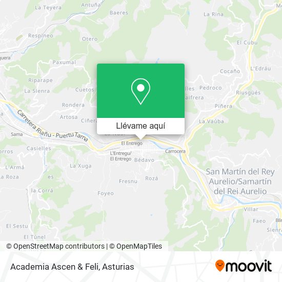 Mapa Academia Ascen & Feli