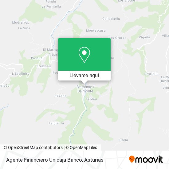 Mapa Agente Financiero Unicaja Banco