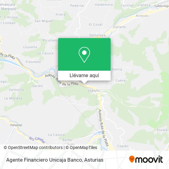 Mapa Agente Financiero Unicaja Banco