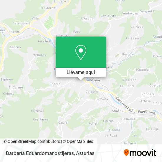 Mapa Barbería Eduardomanostijeras