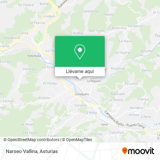 Mapa Narseo Vallina