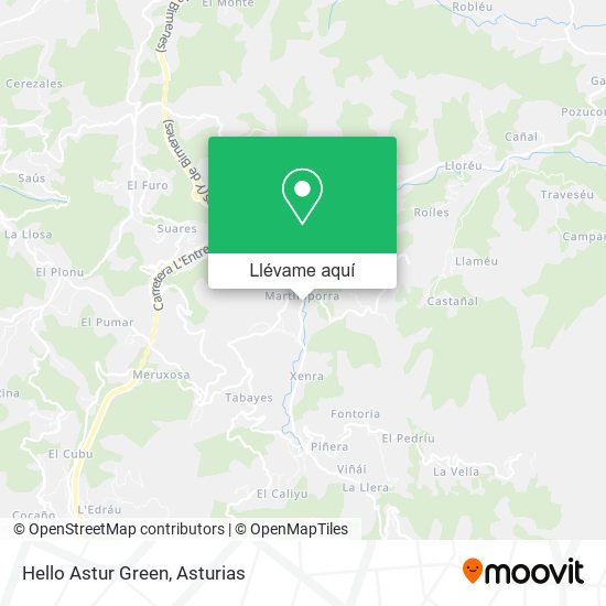 Mapa Hello Astur Green