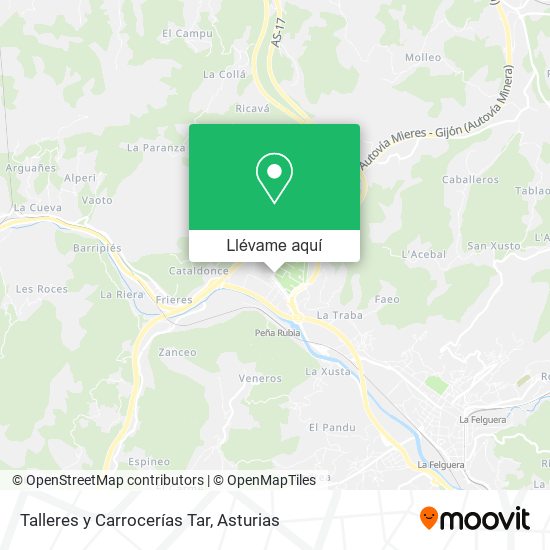 Mapa Talleres y Carrocerías Tar