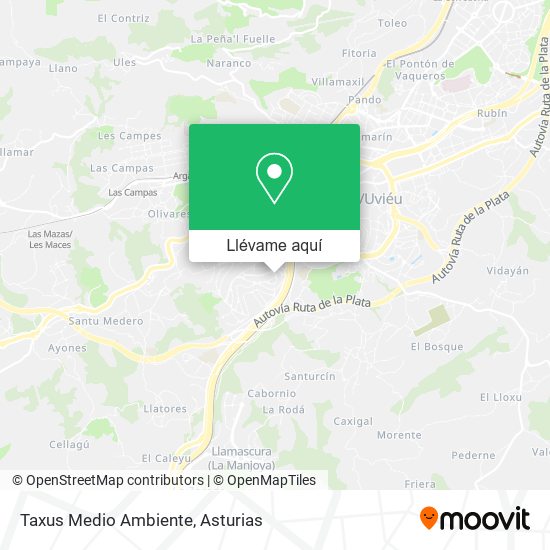 Mapa Taxus Medio Ambiente