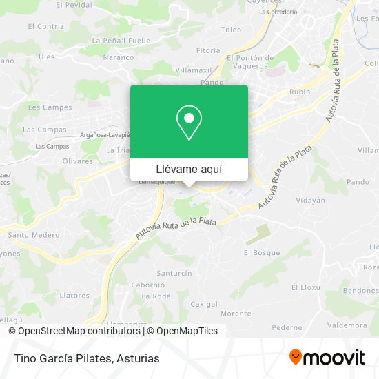 Mapa Tino García Pilates