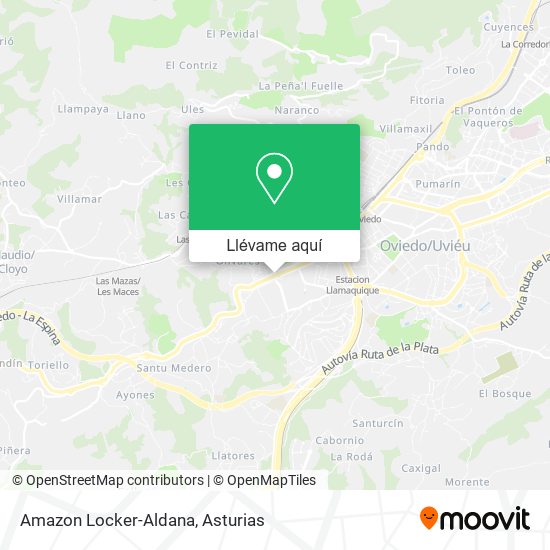 Mapa Amazon Locker-Aldana